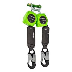 Safewaze 019-5053 Latitude 6' Dual Web Srl, 9013 Bwb, Aluminum Snap Hooks