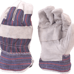 Candy Stripe Chrome Leather Glove