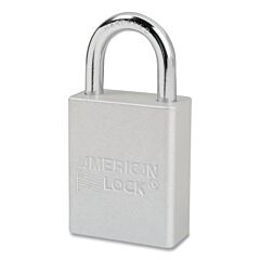 American Lock A1105Kaclr-53754 Anodized Aluminum Safety Padlock, 1/4 In Dia, 1 In L, 25/32 In W, Clear, Keyed Alike, Keyed - 35754