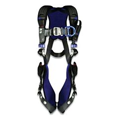 3M Dbi-Sala 1140134 Exofit X300 Comfort Vest Climbing Safety Harness, Back/Front D-Ring, Medium, Tongue/Auto-Locking Quick Connect, Gray
