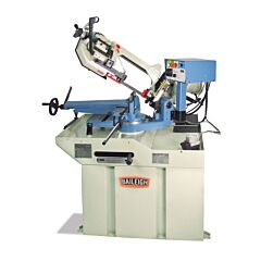Baileigh Industrial 1001432 220 Volt Single Phase Dual Mitering Metal Cutting Band Saw