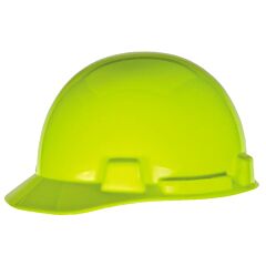 Msa 10074084 Smoothdome Protective Cap, Hi-Viz Yellow-Green, 4-Point Fas-Trac Iii
