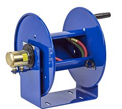 Coxreels 112Wl-1-100 Welding Hand Crank Hose Reel: 1/4" I.D., 100' Twin Oxy-Acetylene Welding Hose Capacity, Less Hose, 200 Psi