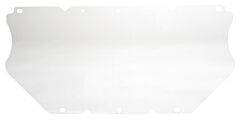 Msa 10117783 V-Gard Nitrometer, Flat, Clear Pc, For Use With A V-Gard Chin Protector (8"X17"X.06"), Not Approved To Csa Z94.3