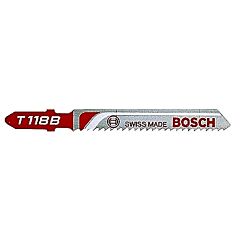 Bosch T118B100 Hss Jigsaw Blades, 3 5/8 In, 11-14 Tpi