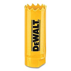 Dewalt Dah180015 Bi-Metal Hole Saw, 15/16 In Dia, 1-3/4 In Cutting Depth, Yellow