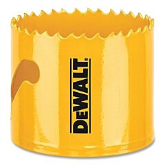 Dewalt Dah180036 Bi-Metal Hole Saw, 2-1/4 In Dia, 1-3/4 In Cutting Depth, Yellow
