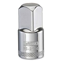 Dewalt Dwmt75310Osp Impact Ready? Socket Adapter, 3/8 In (F) X 1/2 In (M) Drive, 1-13/32 In Oal, Increasing