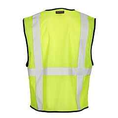 Kishigo 1191 6 Pocket Mesh Vest, Economy, Class 2, Lime, Size Small/Medium