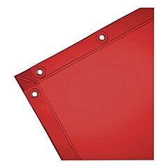 Wilson Industries 36278 See-Thru Orange Welding Curtain, 6 Ft X 10 Ft, Vinyl