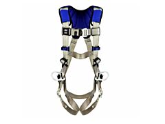 3M Dbi-Sala 1401011 Exofit X100 Comfort Vest Positioning Safety Harness, Back/Hip D-Rings, Medium, Pass-Thru/Tongue Buckle