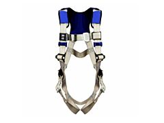 3M Dbi-Sala 1401171 Exofit X100 Comfort Vest Safety Harness, Back D-Ring, Universal, Pass-Thru/Tongue Buckle