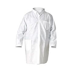 Kimberly Clark 10029 Kleenguard Lab Coat White Large 25/Cs