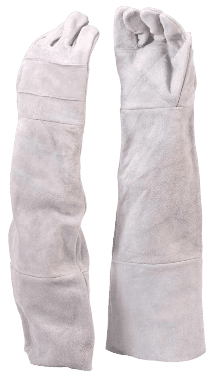 Chrome Leather Double Palm Glove