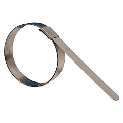 Dixon Valve F4 F Series Center Punch Band Clamps, 1" Hose Id, Galvanized Steel, 100/Bx