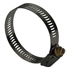 Dixon Valve Hs16 Hs Series Worm Gear Clamp, 13/16 In To 1-1/2 In Hose Od, 1/2 In W, Stainless Steel, Chrome Zinc-Plated Steel