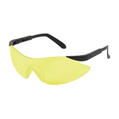 Pip 250-92-0009 Wilco Rimless Safety Glasses With Black Temple, Amber Lens And Anti-Scratch Coating