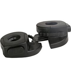 Pip 251-Hp1491Pc Traverse Eye Shield Quick Connect Attachment Clips, Black, Size One Size