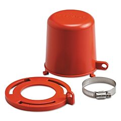 Brady? 113234 Plug Lockouts, 0.37 In Dia. Shackle, 4.71 In Dia. X 4 In H, Red