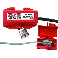 Brady? 65674 Plug Lockouts, 110V, Red