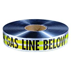 Empire Level 31-140 Magnatec Premium Detectable Warning Tapes, Caution Gas Line Below, 2 In, Yellow