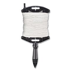 Empire Level 39-500W Braided Line With Reel, 500 Ft, White