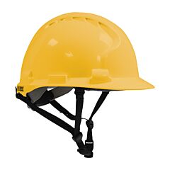 Pip 280-Ahs240-20 Mk8 Evolution Type Ii Linesman Hard Hat With Hdpe Shell, Eps Impact Liner, Polyester Suspension, Wheel Ratchet Adjustment And 4-Point Chin Strap, Yellow