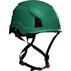 Traverse 280-Hp1490R-04 Type I Climbing Style Helmet, Abs Shell, Eps Foam Impact Liner, Wheel Ratchet Adjustment, With 4-Point Chin Strap, Dark Green