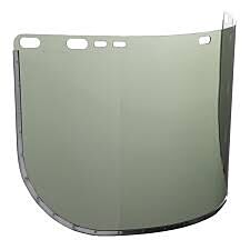 Jackson Safety 29082 F30 Acetate Faceshield, 3441, Uncoated, Light Green, Bound, 15.5 In L X 9 In H