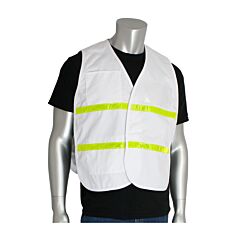Pip 300-2511/M-Xl Pip Non-Ansi Incident Command Vest - Cotton/Polyester Blend, White, Size M-Xl