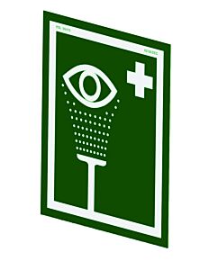 Hughes E-Sign (Formerly Pn: 30502) Universal Eye/Face Wash Sign For Wall Mounting