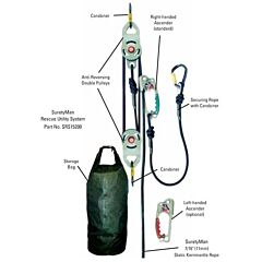 Msa Srs15200 Rescue Utility System, Raising And Lowering System With A 4:1 Mechanical Advantage