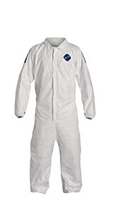 Dupont Td125Swb3X0025Cm Dual Coverall, White Tyvek Front, Blue Proshield Back, 3X-Large