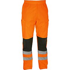 Bisley 318U6373T-Or/L Class E Hi Vis Waterproof Pants, Orange, Size Large
