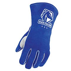 Black Stallion 320Lhl Side Split Cowhide, Left Hand Only High Quality Welding Gloves, Size Large