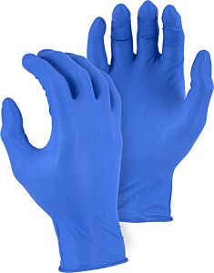 Majestic 3277 Disposable Exam Grade 8 Mil Nitrile Gloves, Size Small