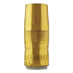 Bernard Ns-5818B Centerfire Mig Nozzle, 1/8 In Recess, 5/8 In Bore, For T Series Tip