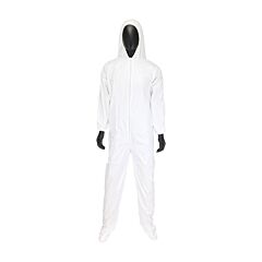 West Chester 3659/2Xl 50G Microporous Coverall, Hood, Boot, Elastic Wrist, Size 2X-Large