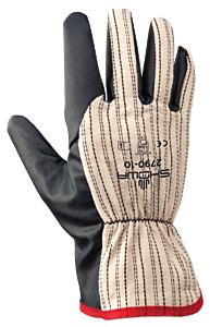 Showa Best 2790, Size 10 Drivers Gloves Blue Palm Cotton Lined
