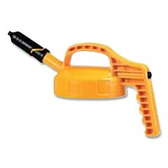 Oil Safe 100409 Mini Spout Lid, 1/4 In Dia, Yellow, Engineering Plastic