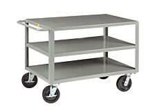 Little Giant 3Gh348-8Phkbkpl Extra-Heavy Duty Shelf Truck, 30"W X 48"L, 5000 Lb Capacity