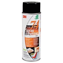 3M 021200-82242 Foamfast 74 Spray Adhesive, 16.9 Oz, Aerosol Can, Orange