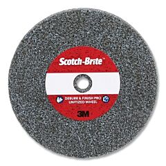3M 048011-65021 Deburr And Finish Pro Unitized Wheel, Medium Grade, 3 In X 1/8 In X 1/4 In, 18100 Rpm