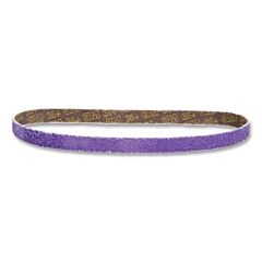 3M 051131-33443 Cubitron? Ii 786F File Belt, 18 In L, 1/2 In W, 36+ Grit, Purple