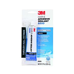3M 051135-05205 Marine Adhesive Sealant 5200, 3 Oz Tube, Black