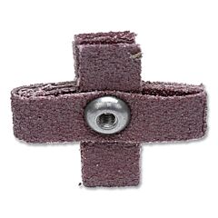 3M 051141-27371 Cross Pad, 341D, X-Weight, 1-1/2 In X 1-1/2 In X 1/2 In Eyelet Arbor, 80 Grit, Ao