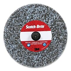 3M 048011-65083 Roloc Deburr And Finish Pro Unitized Wheel, 3 In Dia X 1/4 In Thick, Medium+, 15100 Rpm, Precision Shaped Ceramic
