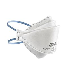 3M 638060-85799 Aura Series N95 Particulate Disposable Respirators 9205+, Standard, White