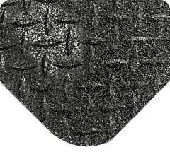 Wearwell 416.1516X2X59Bk Diamond-Plate With Grit Shield Ultrasoft, 2' X 59' - Black