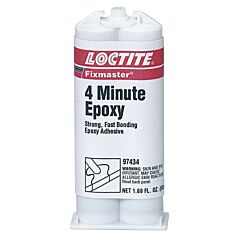 Loctite 235612 Fixmaster 4-Minute Resin Epoxy Adhesive, 50 Ml, Cartridge, Clear